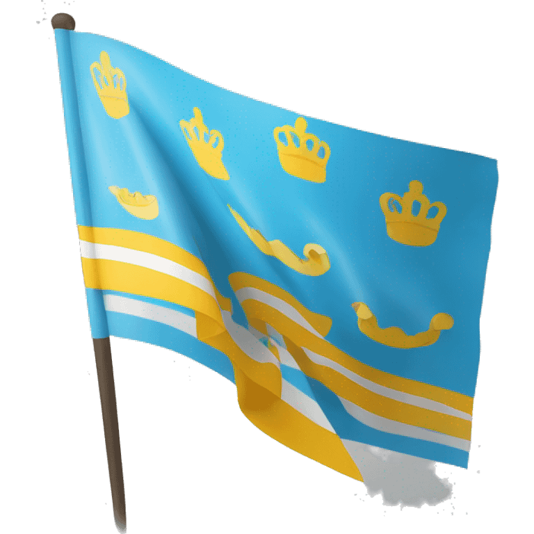 Bandera de Galicia emoji