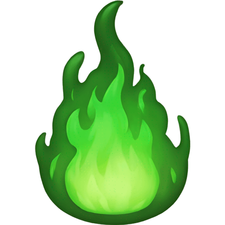 green fire emoji