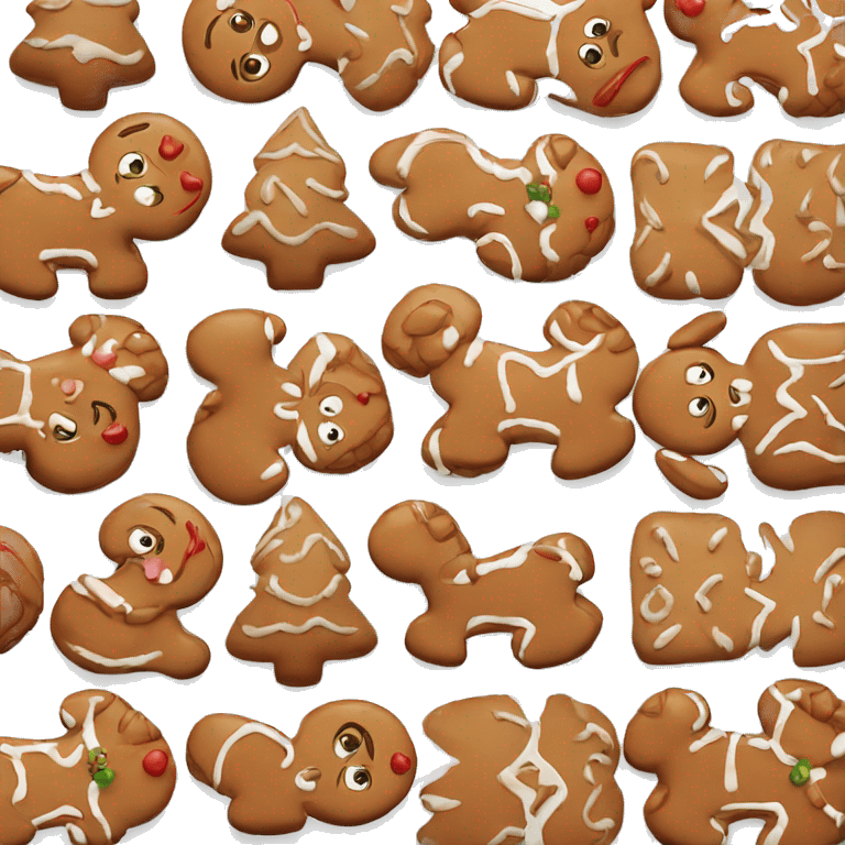 ginger bread christmas emoji