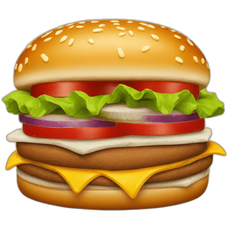 Best mcdonald burger emoji