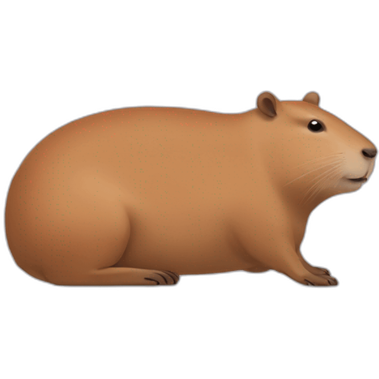 Capybara in Nike sneakers goes to the right emoji