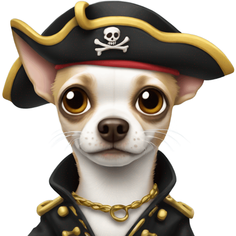 Chihuahua pirate emoji