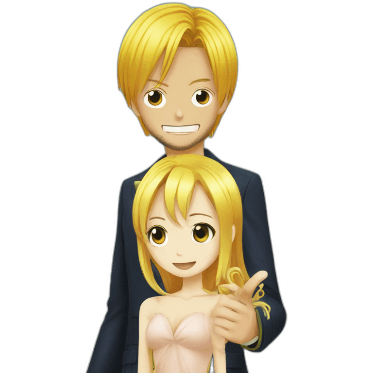 Sanji and nami emoji