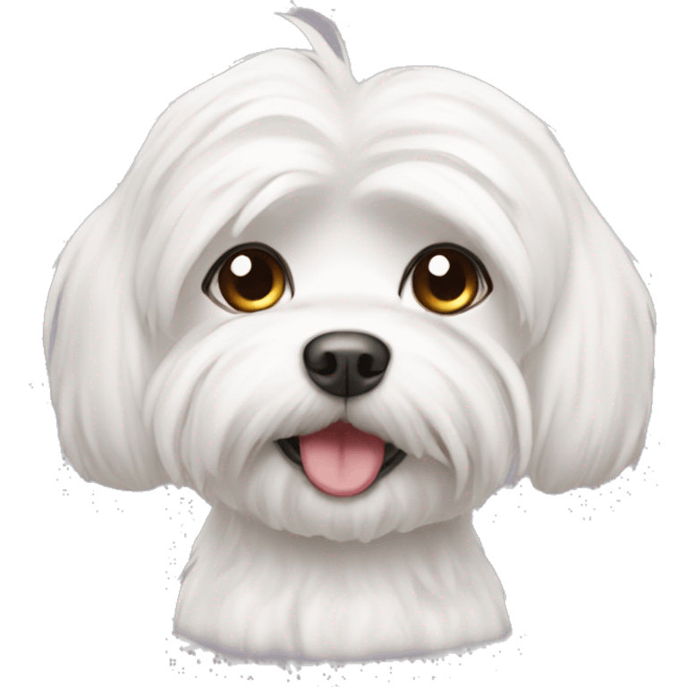 Cute maltese emoji