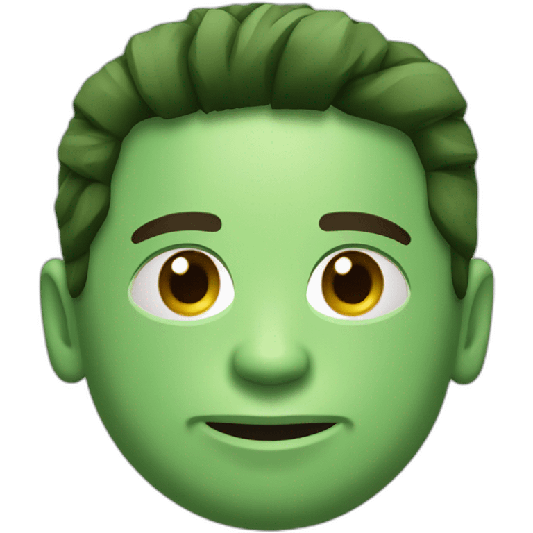 messi with green skin emoji