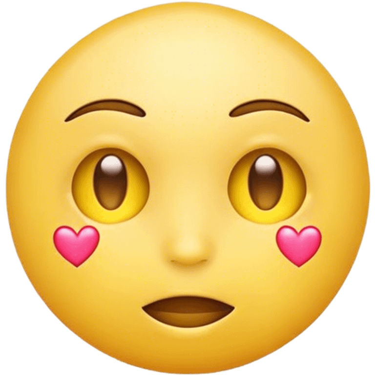 emoji face hearts emoji