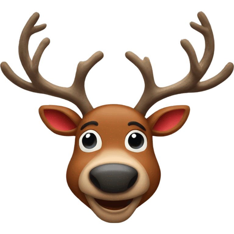 rudolf the red nose reindeer emoji