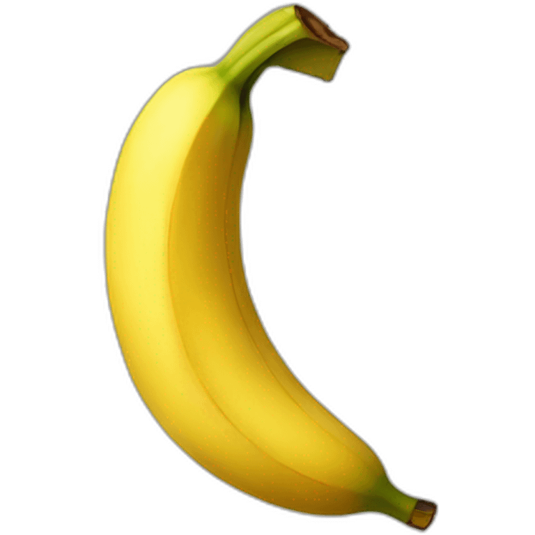 Banana with hair emoji