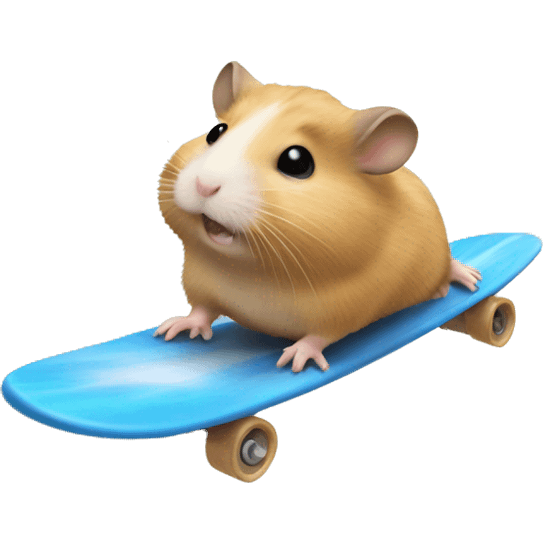 hamster surfing emoji