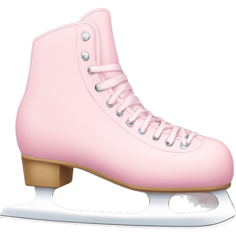 pastel pink ice skates emoji