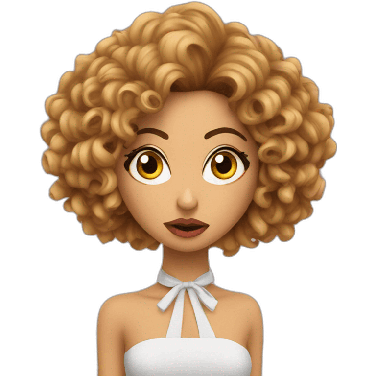 myriam fares scared emoji