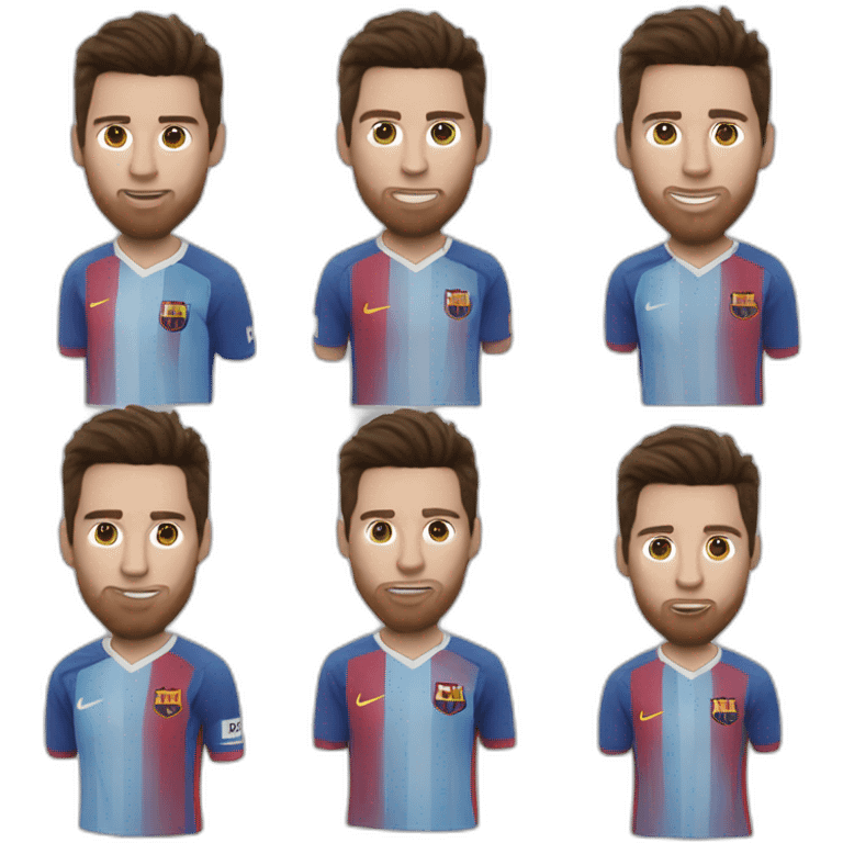 messi frappe Ronaldo emoji