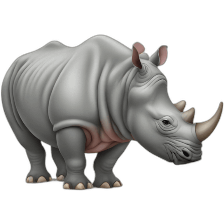 rhino eat mouse emoji