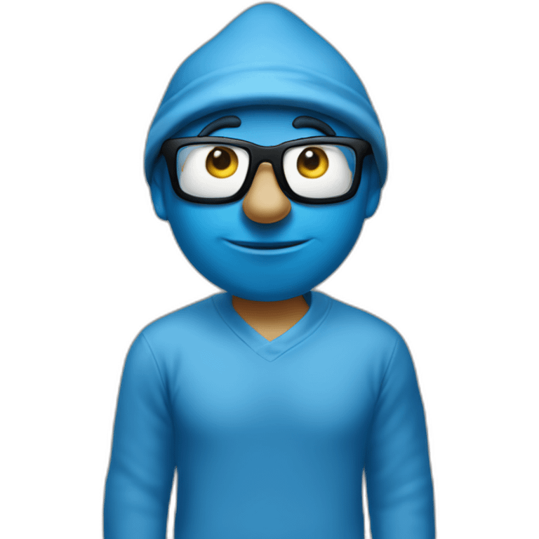 nate hillian's Smurf Sighting emoji