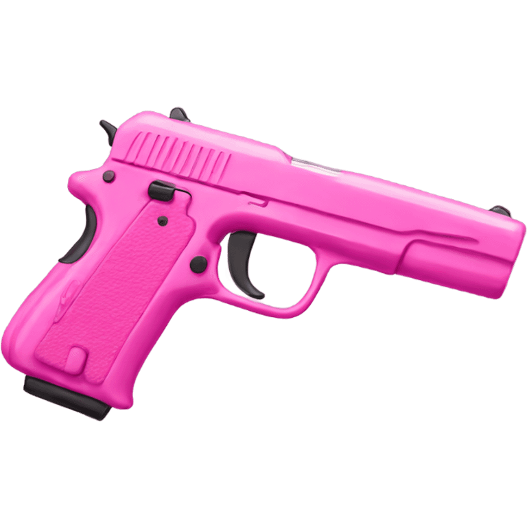 pink gun emoji