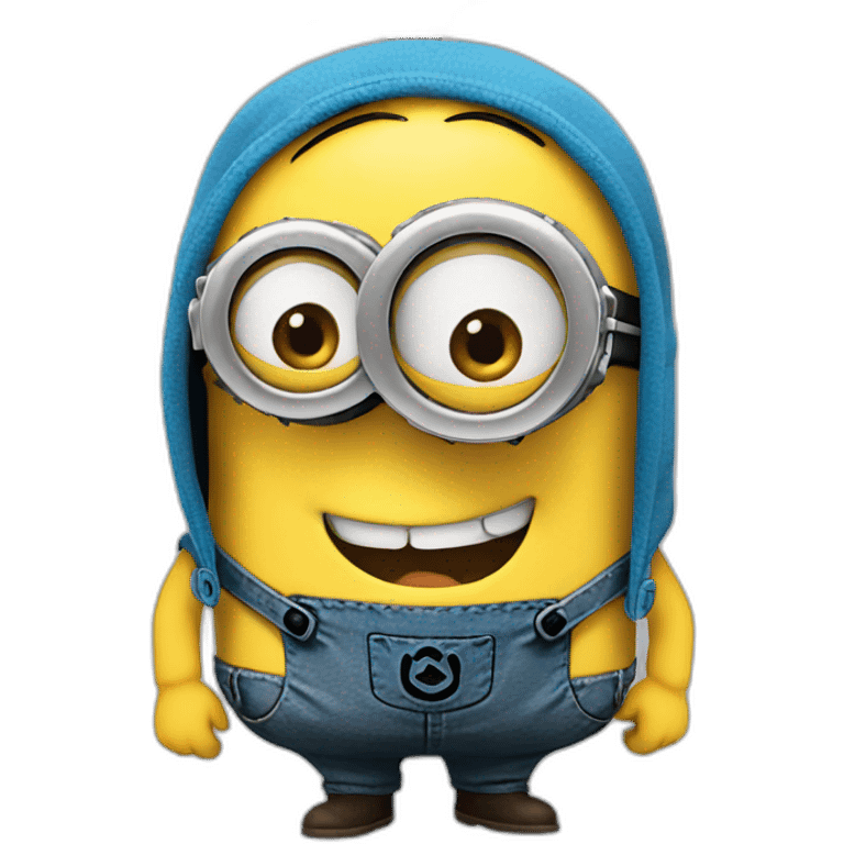 minion smiling and nodding head yes emoji