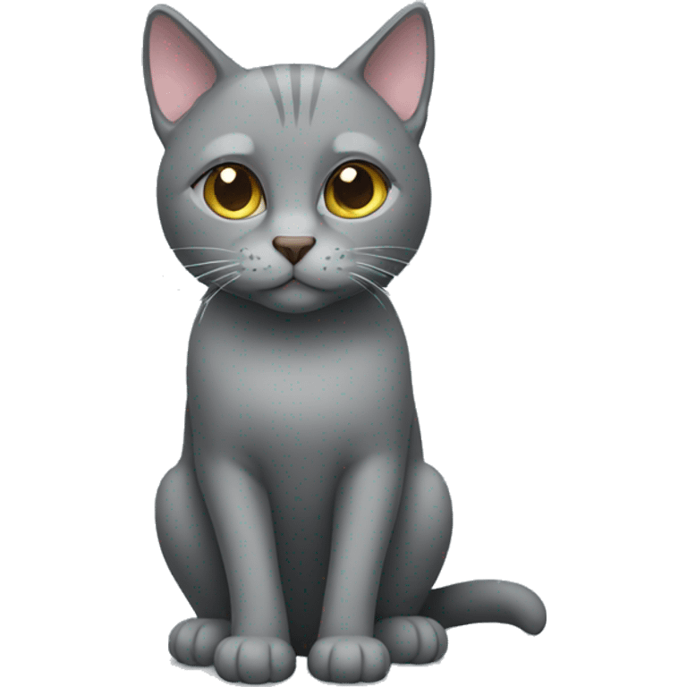 grey cat emoji