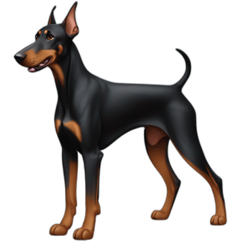 Doberman exercise  emoji