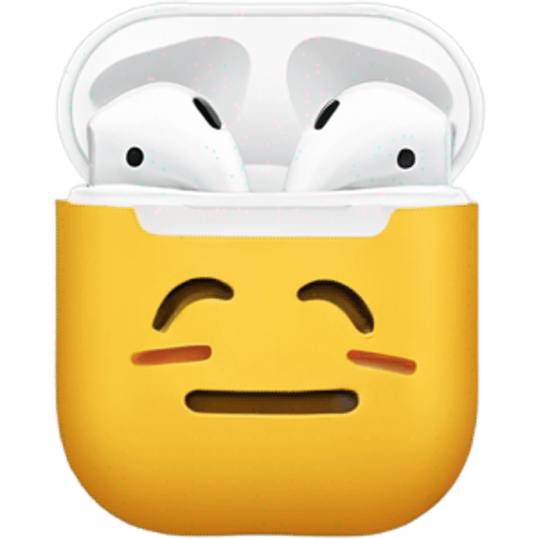 airpod with earwax on it  emoji