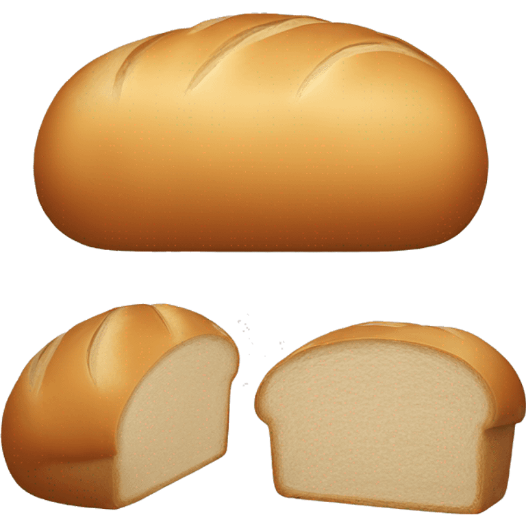 Freshly baked loaf of bread ￼ emoji