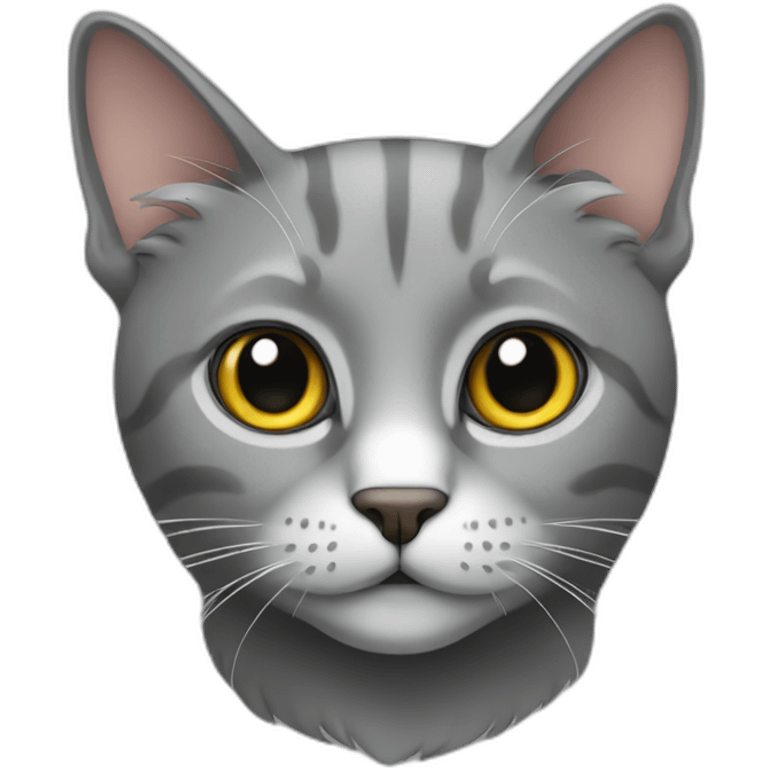 cat grey emoji