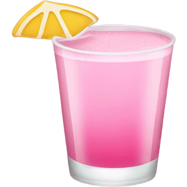 Pink drink emoji