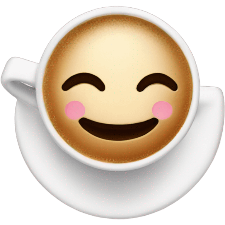 Cute, romantic coffee cup emoji