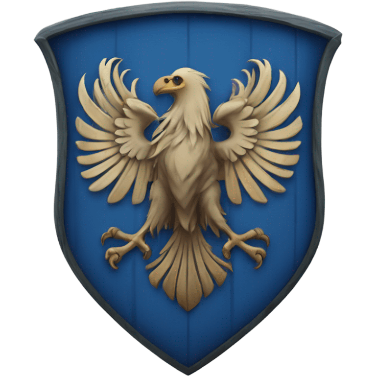 The ravenclaw house crest  emoji