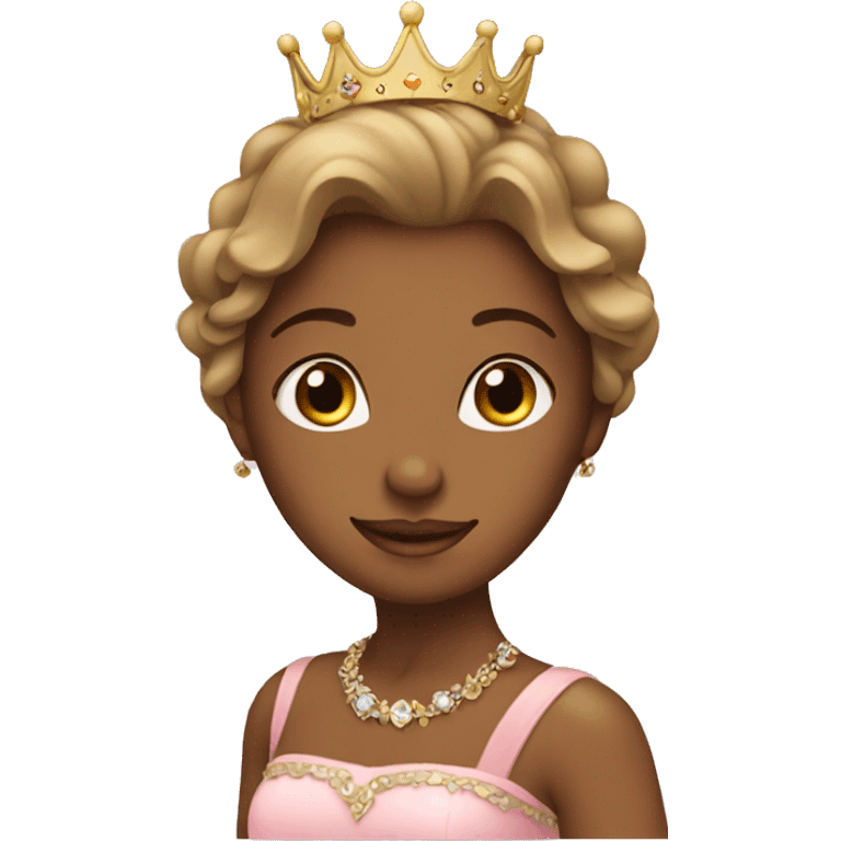 Princess with a crown  emoji