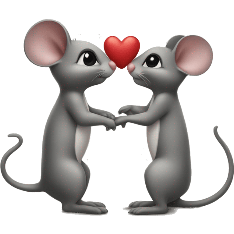 two mouses kissing at the effiel tower emoji