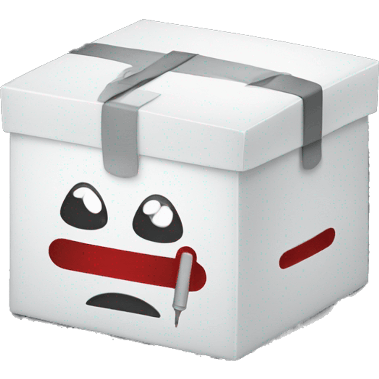 a box for a blood test emoji