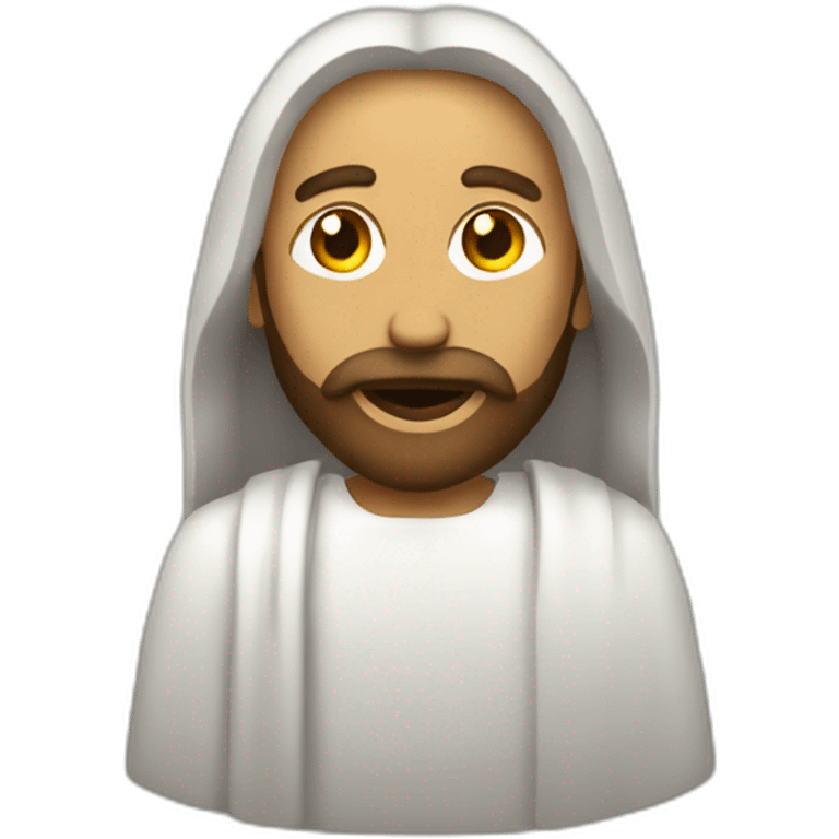 Jésus qui coure emoji