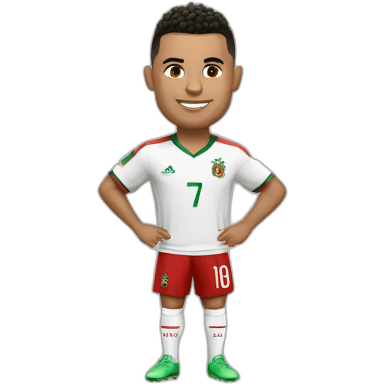 ronaldo avec le maillot du portugale emoji