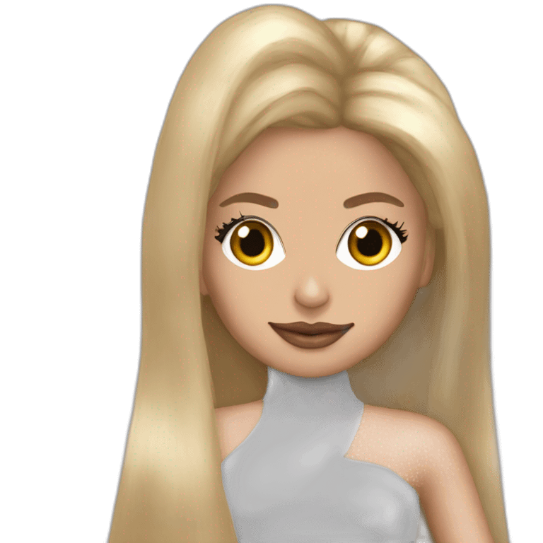 Lady Gaga mixed with Ariana Grande emoji