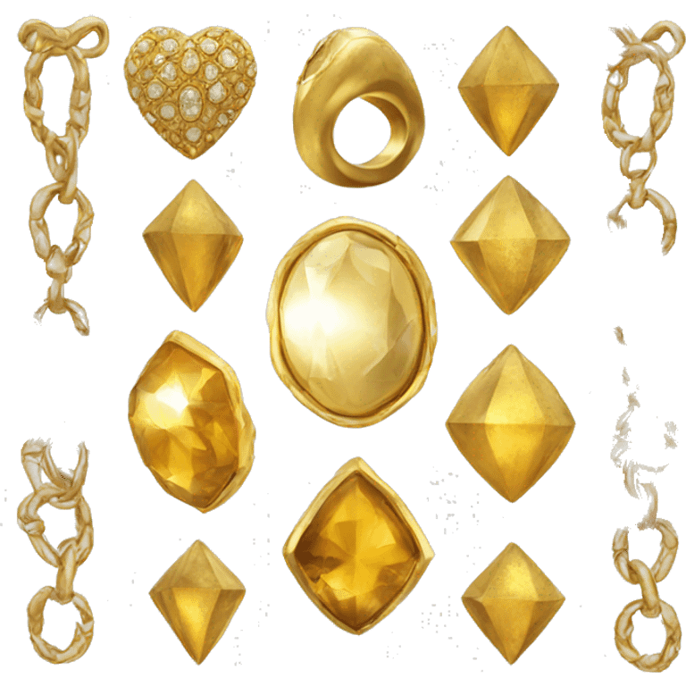 gold jewels  emoji