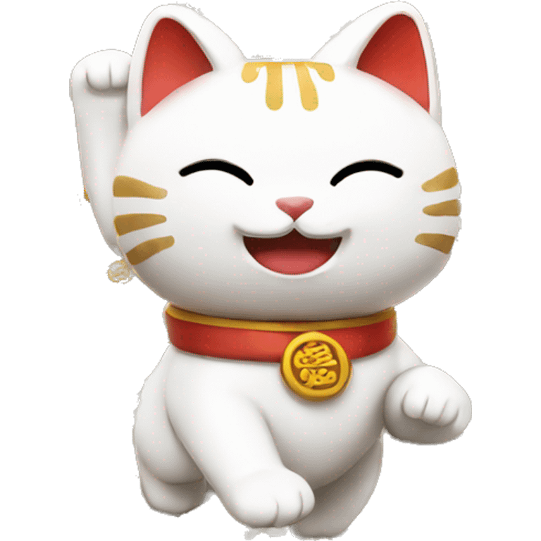 Maneki neko run  emoji