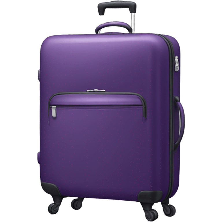 Dark purple luggage emoji