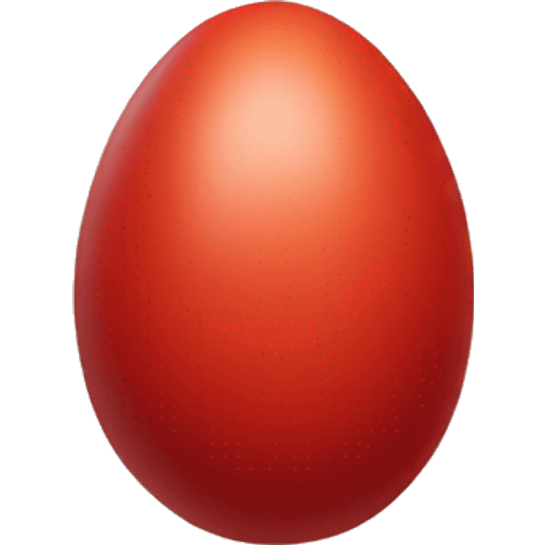 red egg emoji