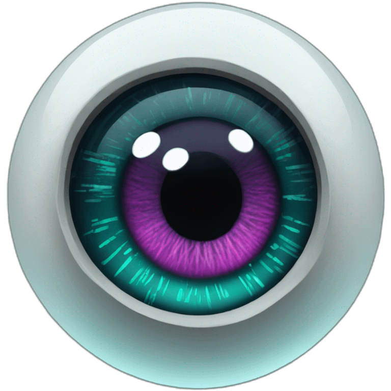 cyberpunk eye emoji