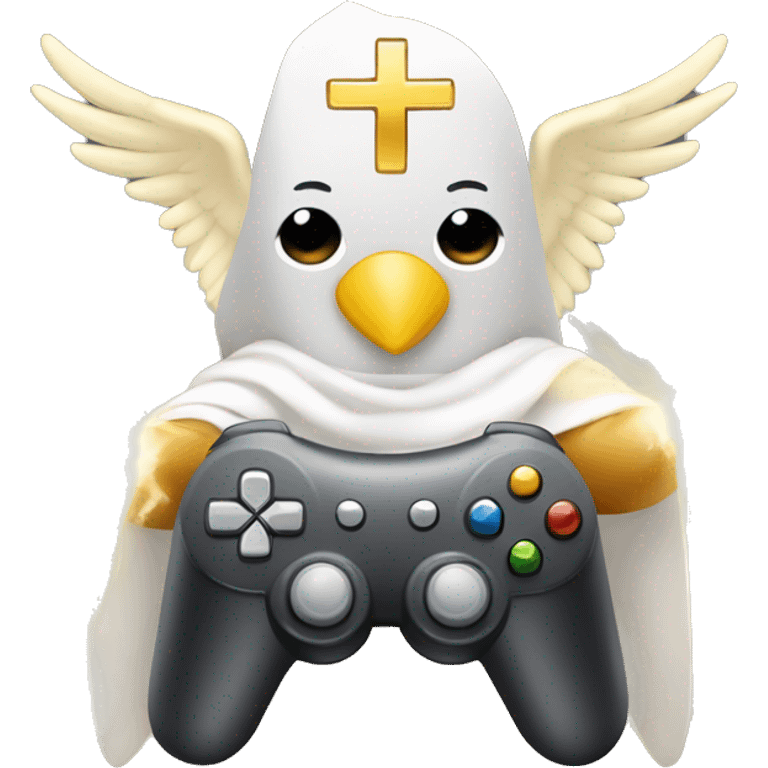 holy spirit with video game controller emoji