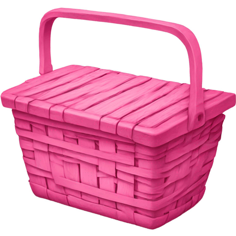 Pink picnic basket emoji