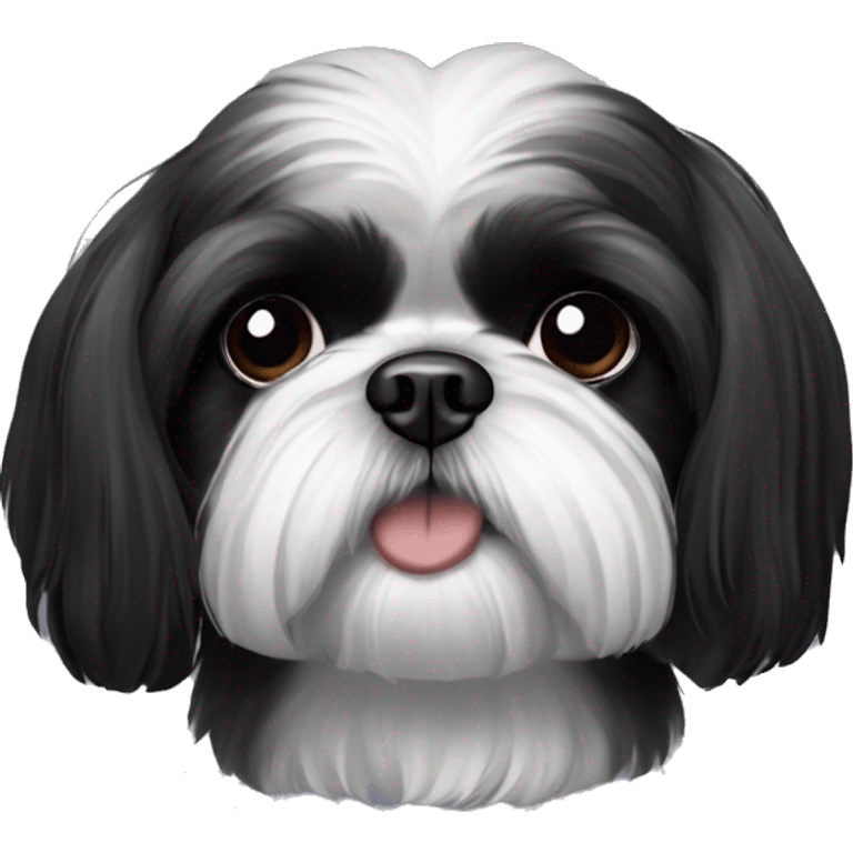 Shih tzu noir emoji