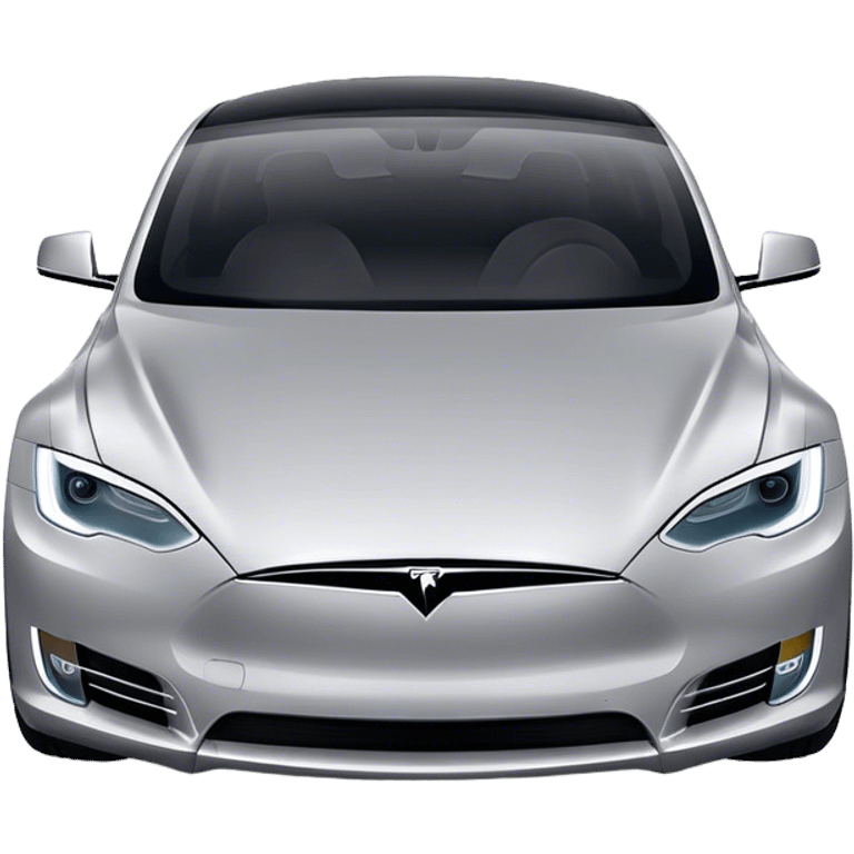 Tesla Model S - Tesla (Model Year: 2022) (Iconic colour: Silver) emoji