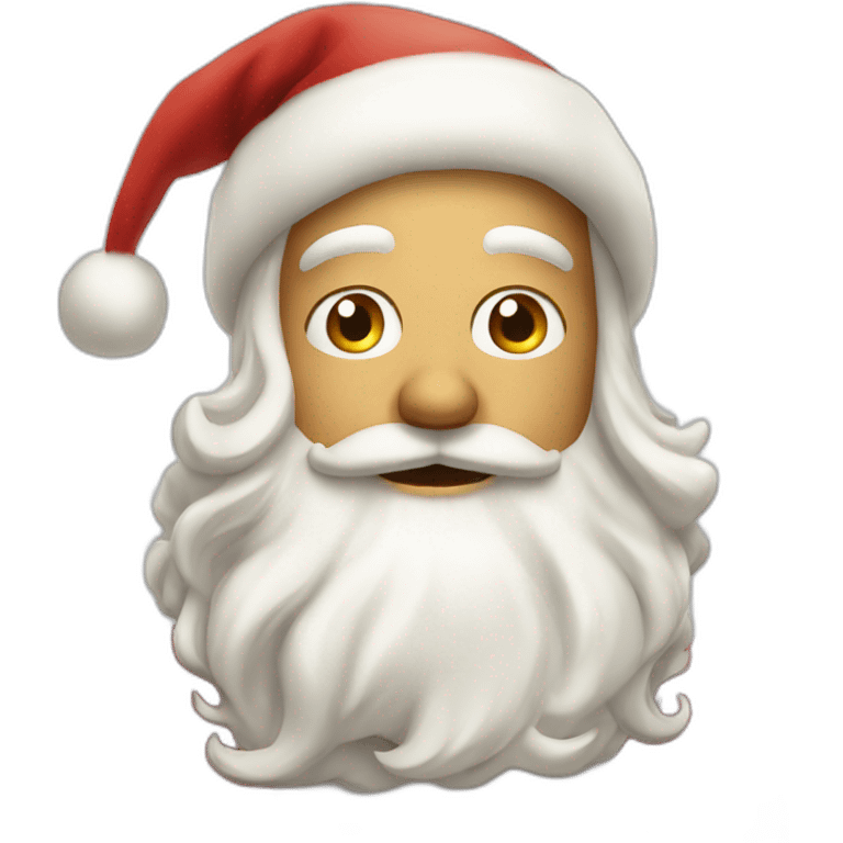 santa clauss who winks at us emoji