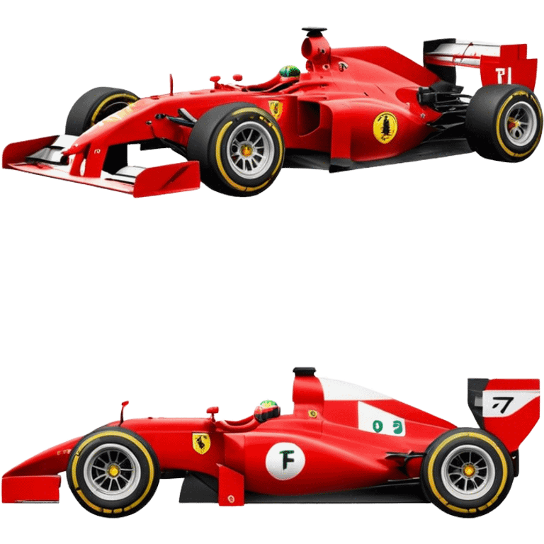 F1 Ferrari emoji