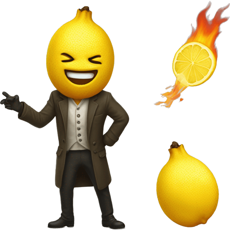 flamin' lemon emoji