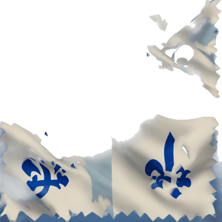 Québec flag (with 4 fleur de lys) emoji