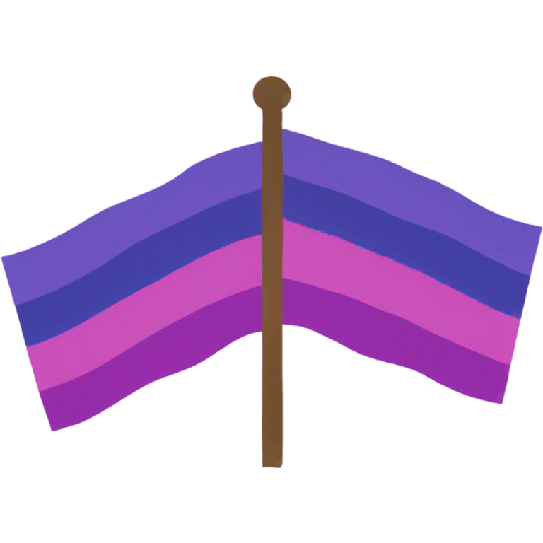 Bi flag emoji