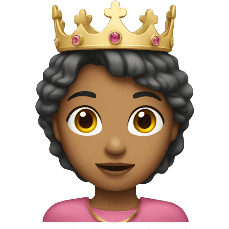 girl with crown emoji