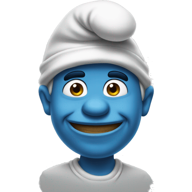 Smurf emoji